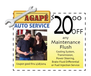 Maintainance flush  coupon